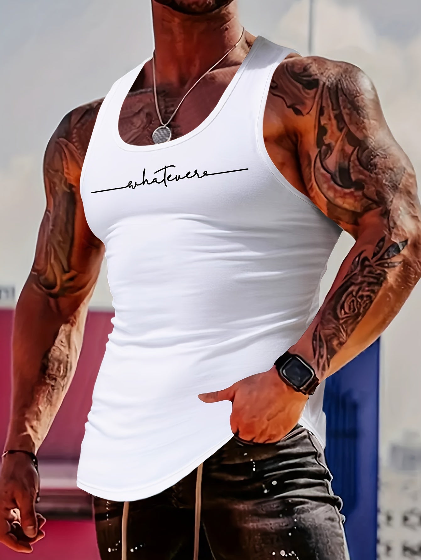 Débardeur Homme Épaules Fines – Look Streetwear Été