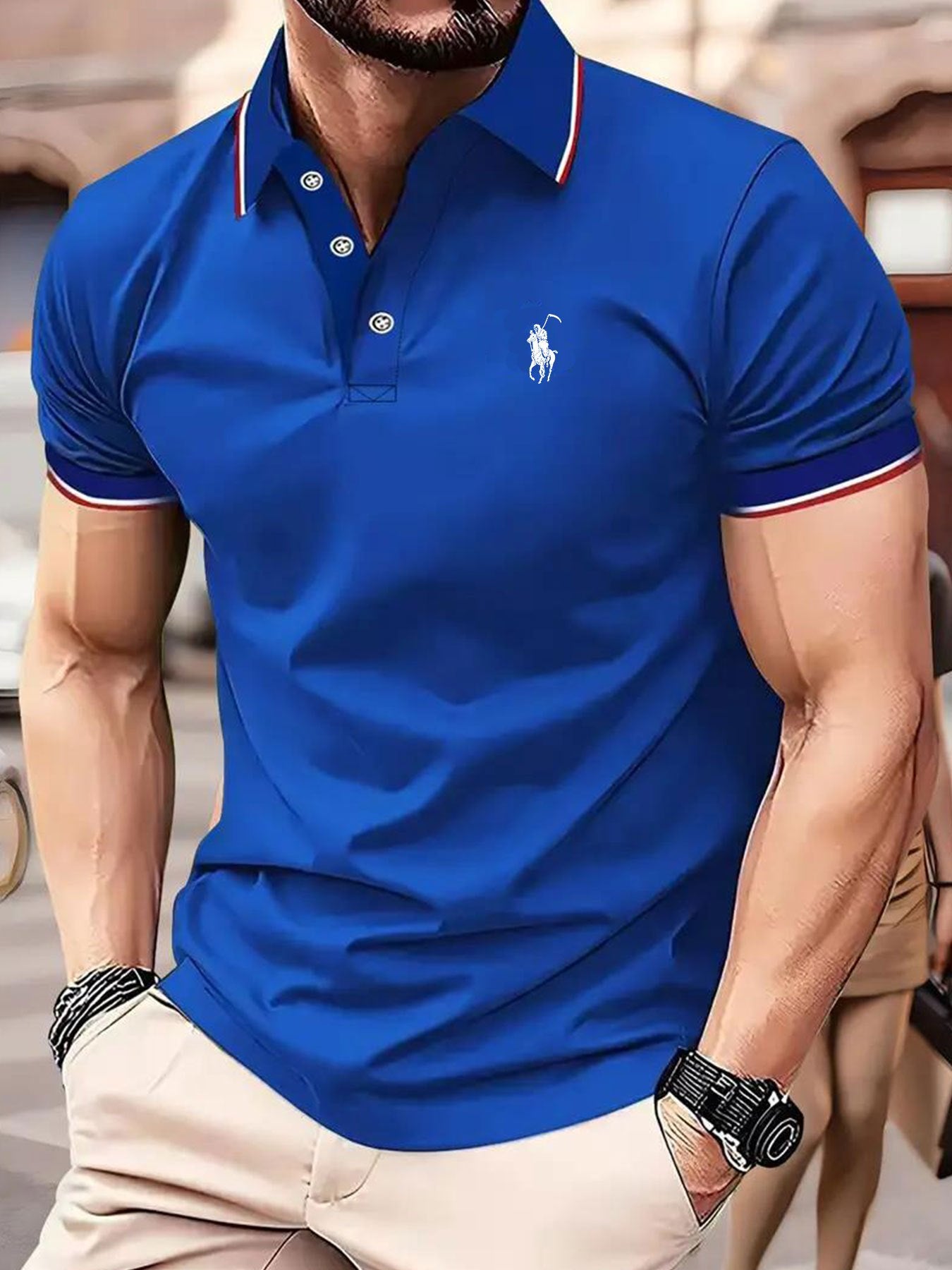 Chemise de Golf Homme Été – Manches Courtes, Confort & Style