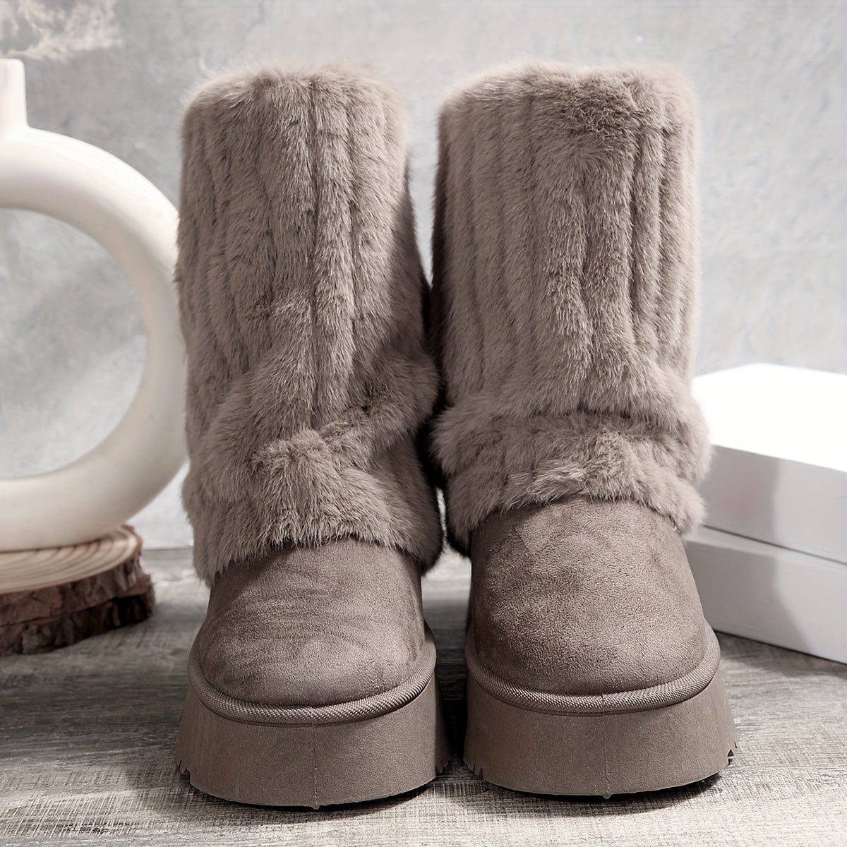 Bottes hiver femme grande taille – Chaudes, confortables & antidérapantes