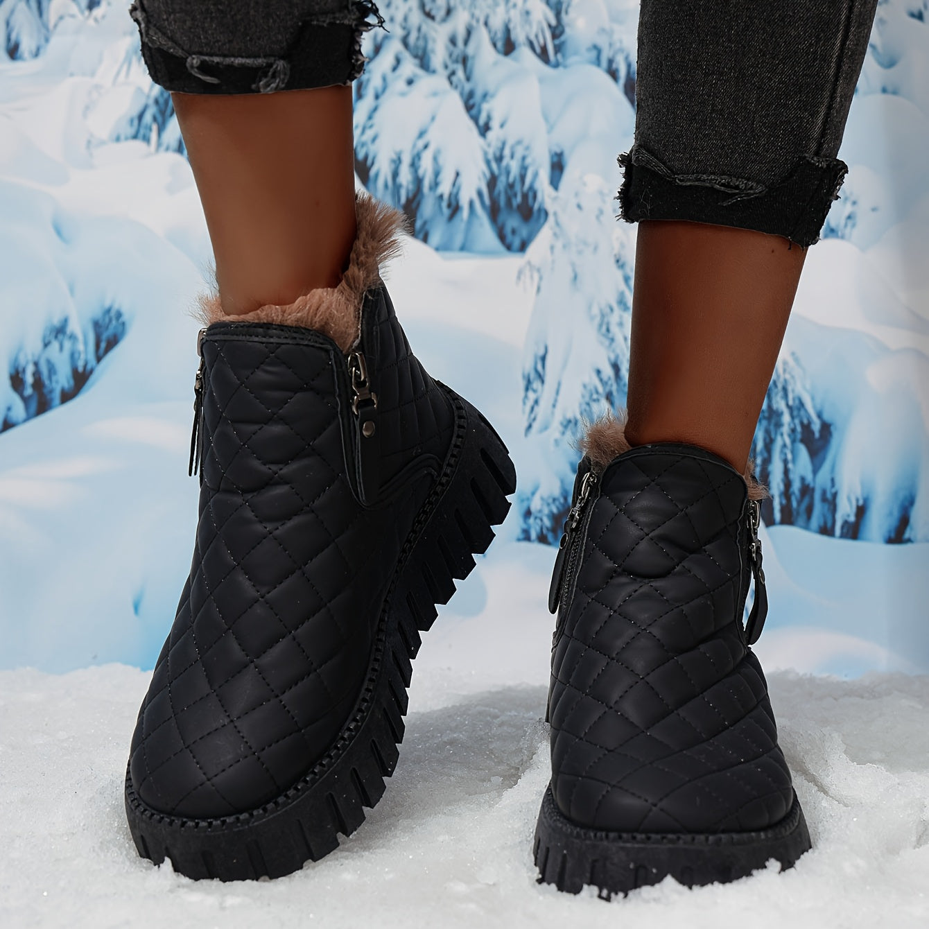 Bottes de neige femme – Chaudes, antidérapantes & confort hiver