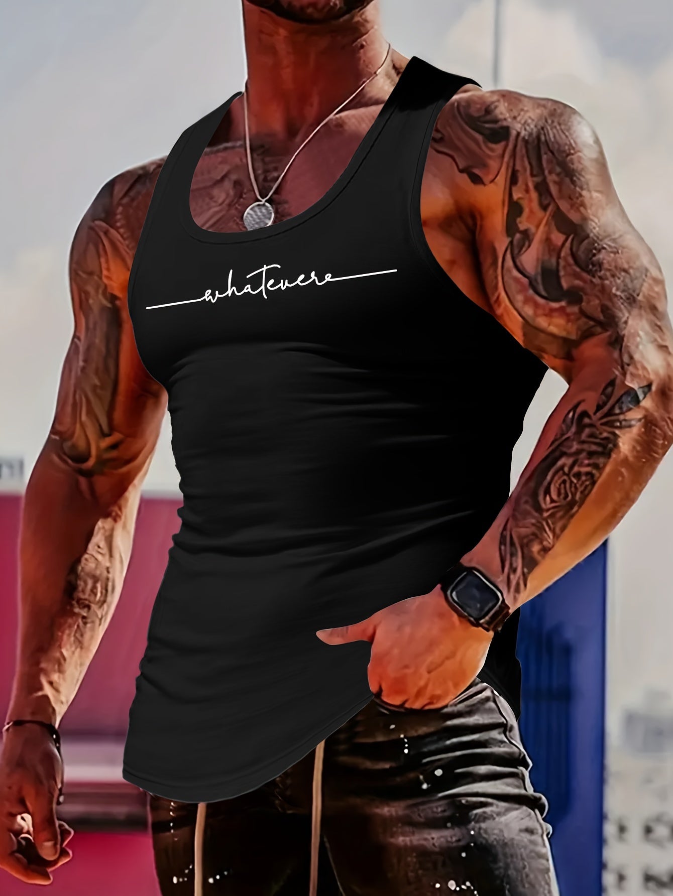 Débardeur Homme Épaules Fines – Look Streetwear Été