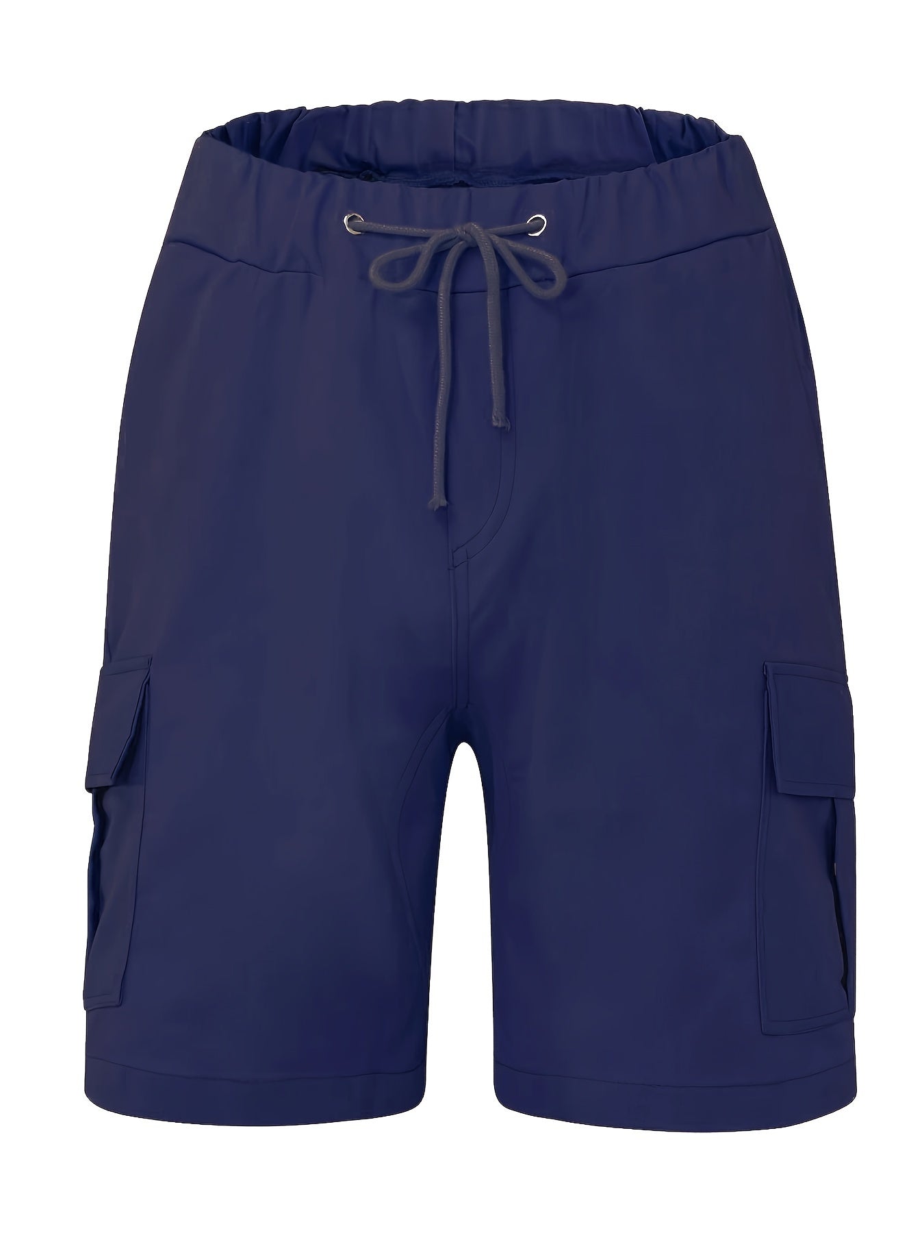 Pantacourt Cargo Homme – Ample, Cordon, Poches à Rabat, Été