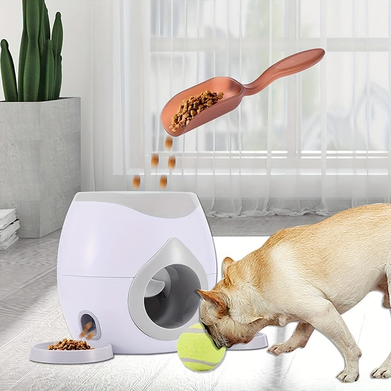 Lanceur de balle interactif & distributeur de friandises pour chiens