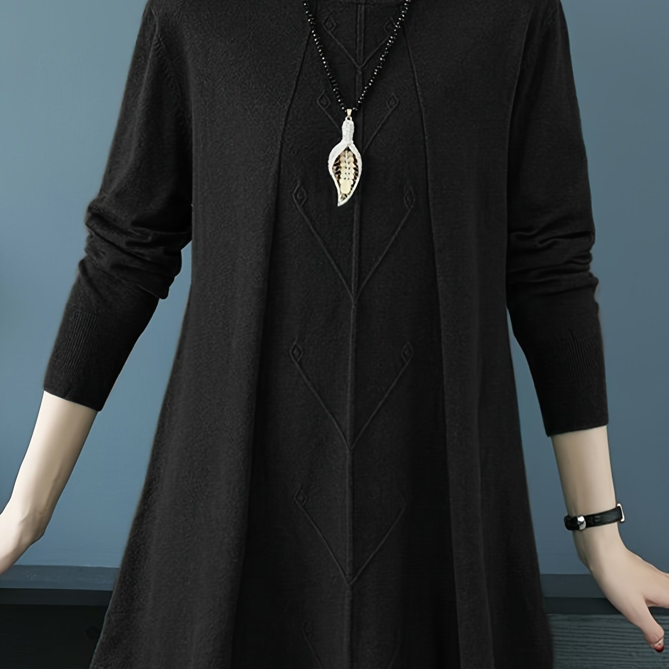 Pull col montant femme 🧶 – Maille chic hiver automne GTIJARA
