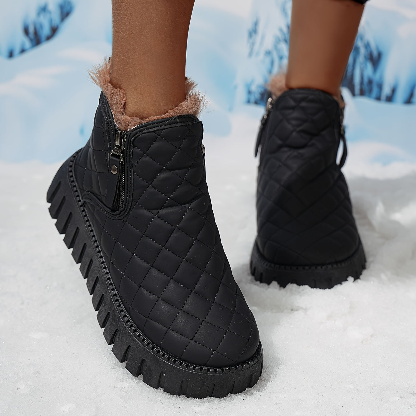 Bottes de neige femme – Chaudes, antidérapantes & confort hiver