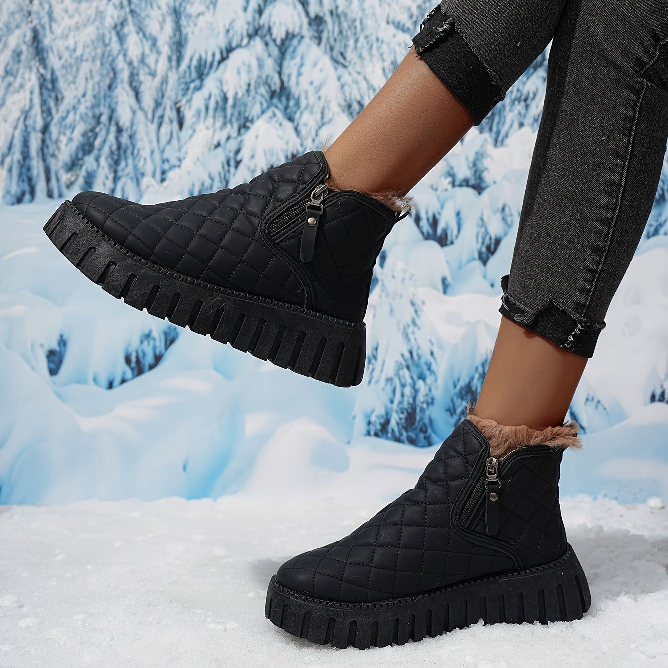 Bottes de neige femme – Chaudes, antidérapantes & confort hiver
