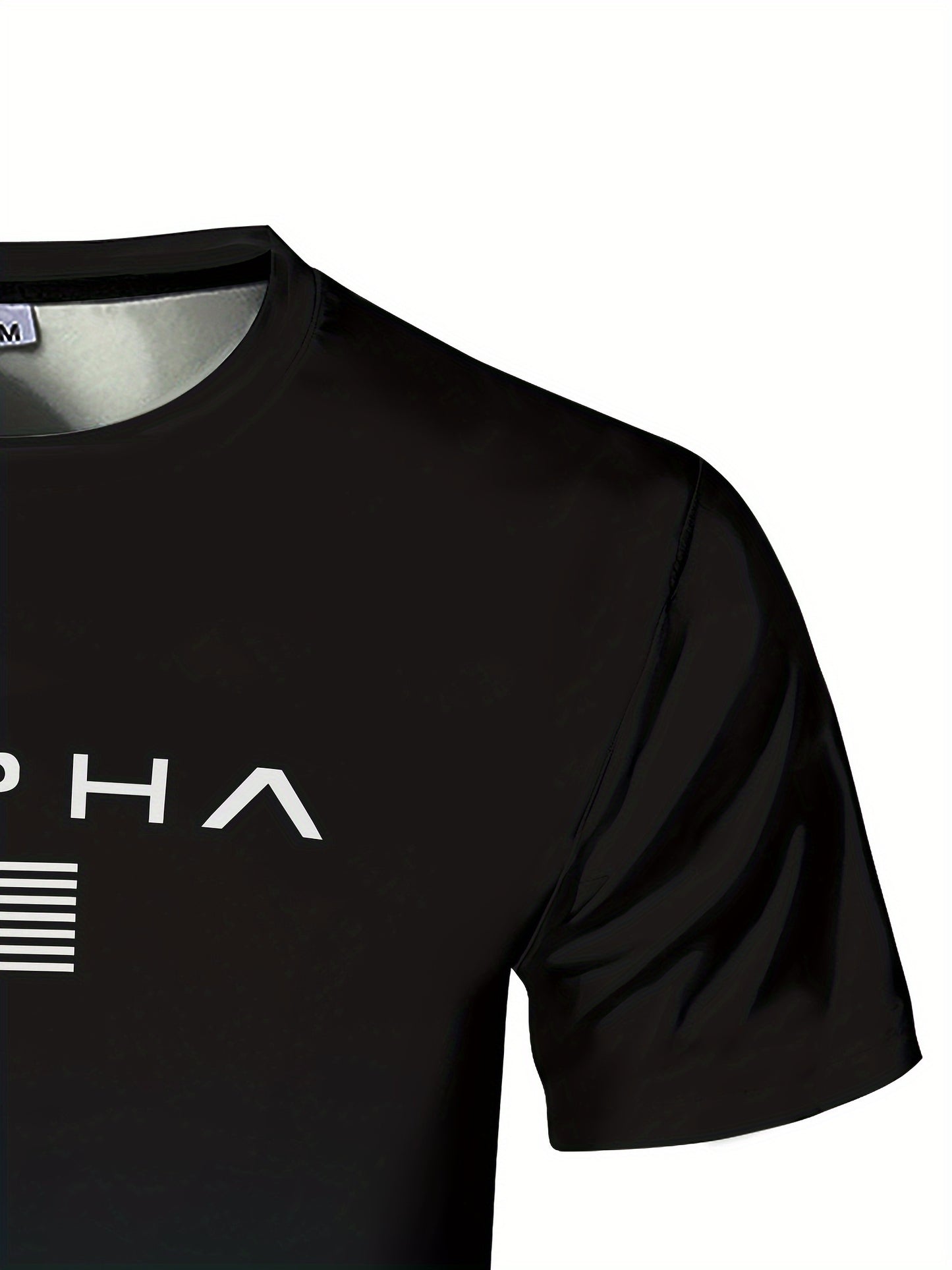 T-shirt Homme Dégradé Sport – Col Rond, Été Printemps