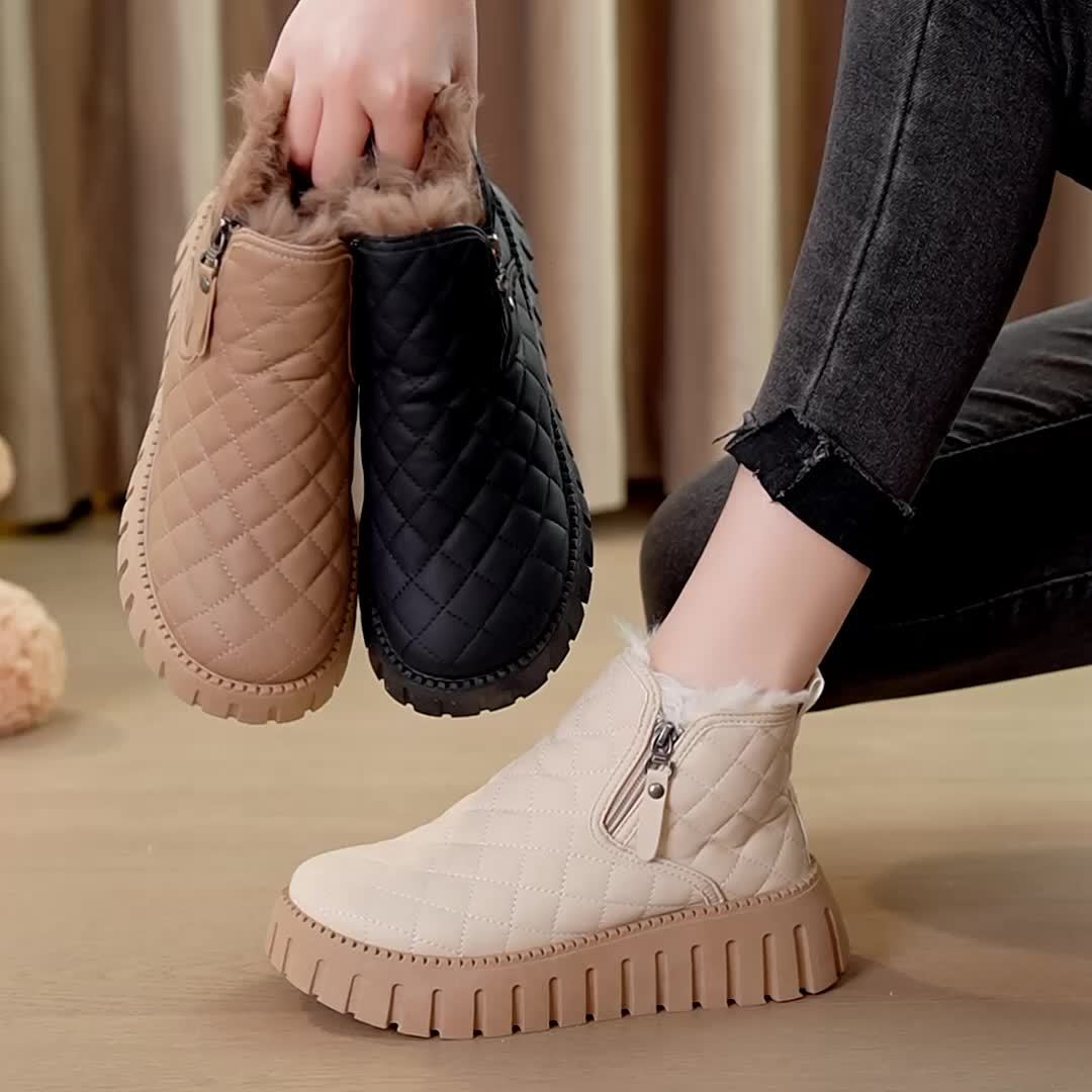 Bottes de neige femme – Chaudes, antidérapantes & confort hiver
