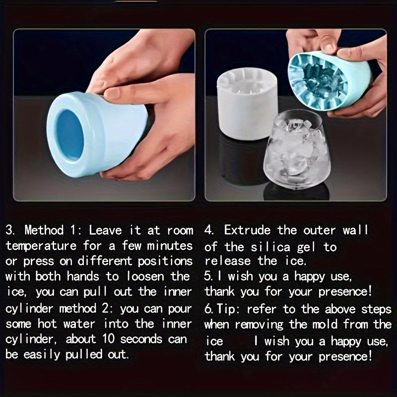 Moule à Glaçons Silicone – Démoulage Facile, 60 Cubes