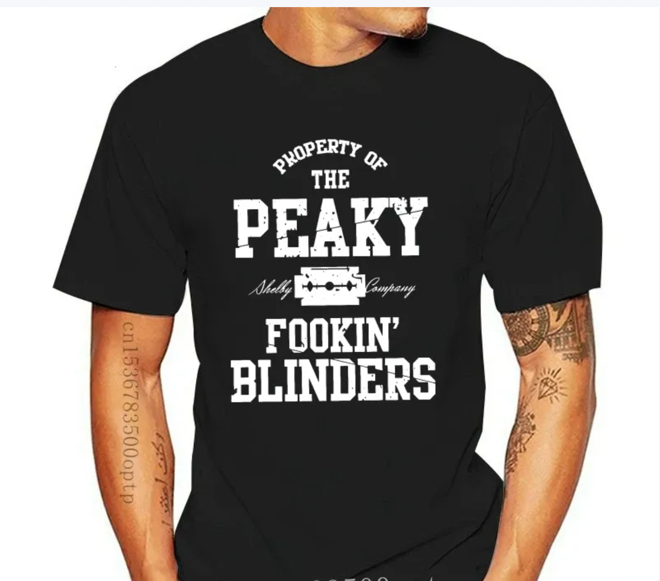 T-shirt unisexe Peaky Blinder Shelby Bros Coton 100%