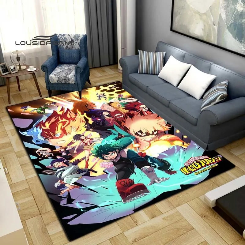 Tapis My Hero Academia 3D doux – Anime salon & chambre enfants