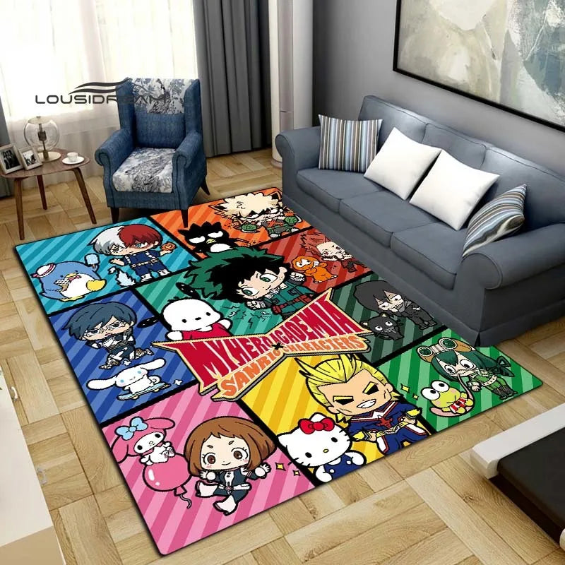 Tapis My Hero Academia 3D doux – Anime salon & chambre enfants