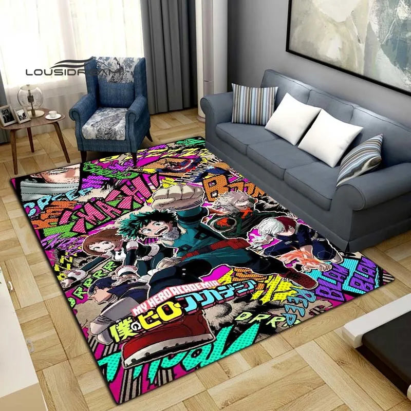 Tapis My Hero Academia 3D doux – Anime salon & chambre enfants