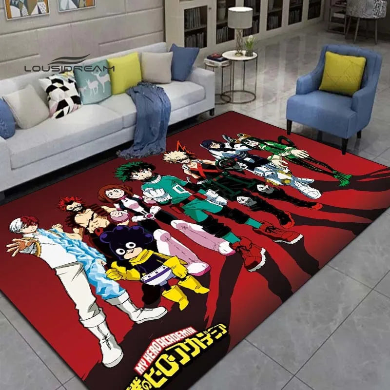 Tapis My Hero Academia 3D doux – Anime salon & chambre enfants