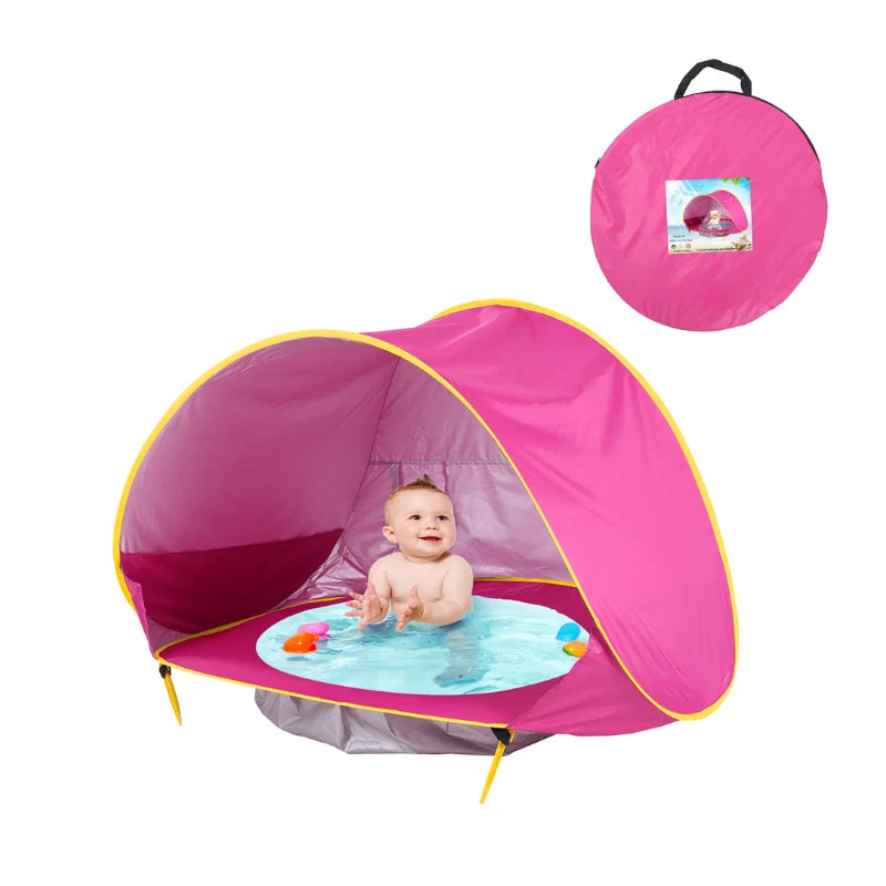 Tente de plage bébé Pop-Up – Imperméable & Anti-UV avec bassin
