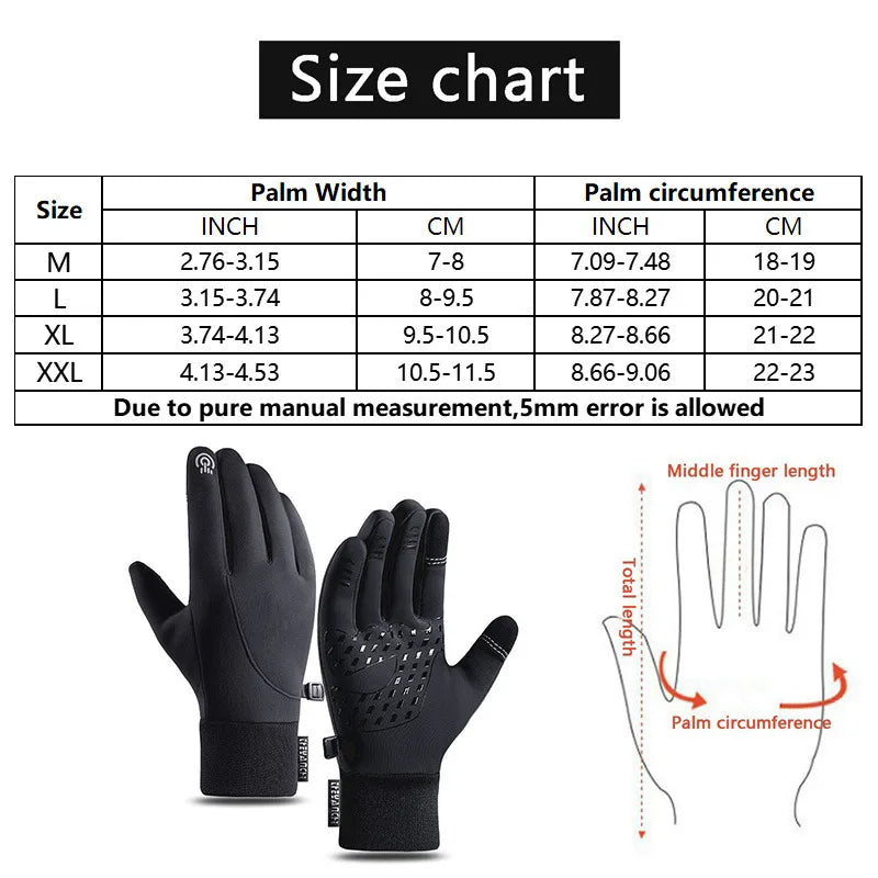 Gants chauffants tactiles imperméables pour hommes et femmes, ideal en période hivernale , mitaines d'équitation thermiques, chauds, moto