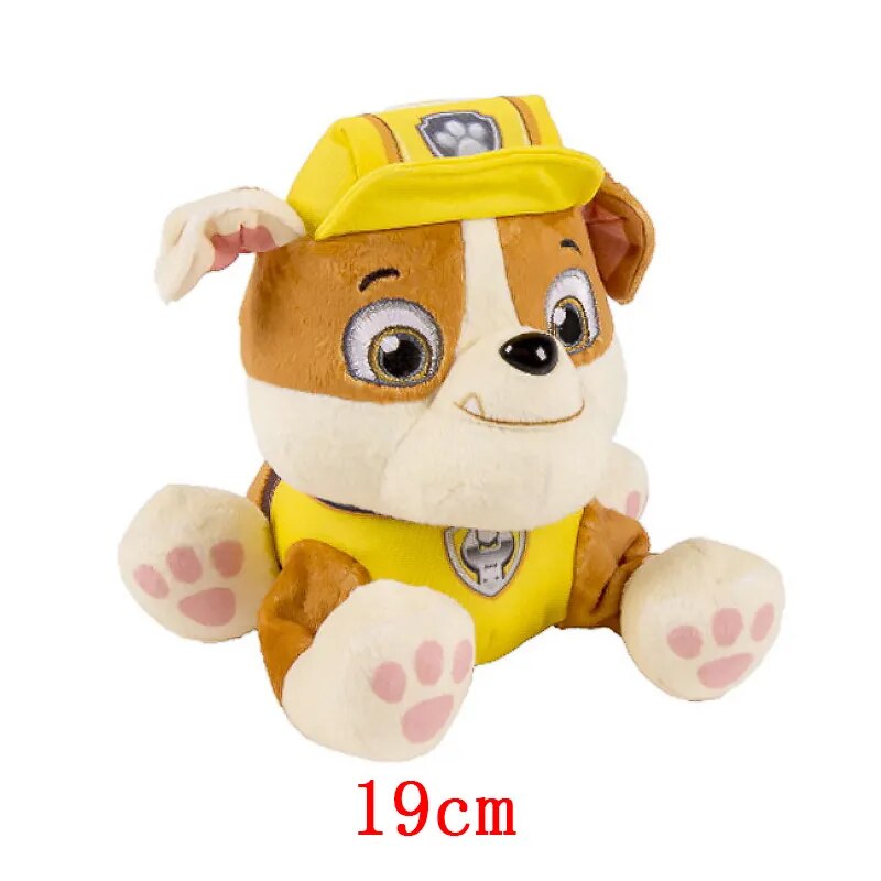 Peluche Paw Patrol 19–27 cm, Chase, Skye, Marshall, jouet enfant