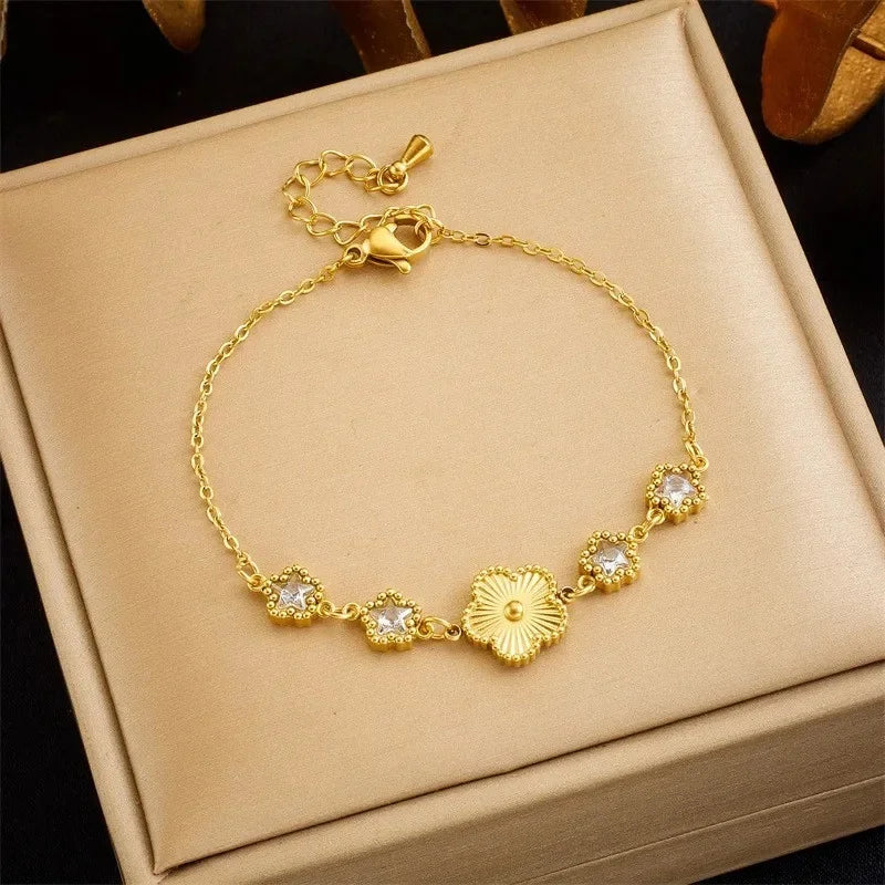 Bracelets chic avec pendentif– Acier Titane