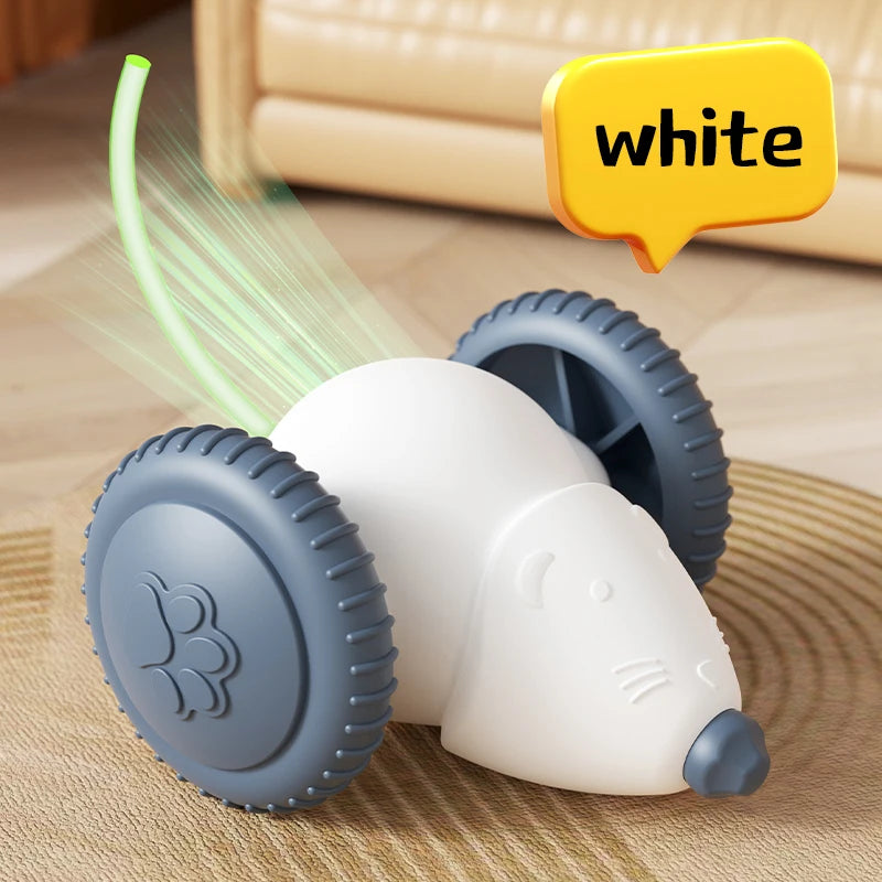 👉 Jouet interactif pour chat – Souris électrique rechargeable