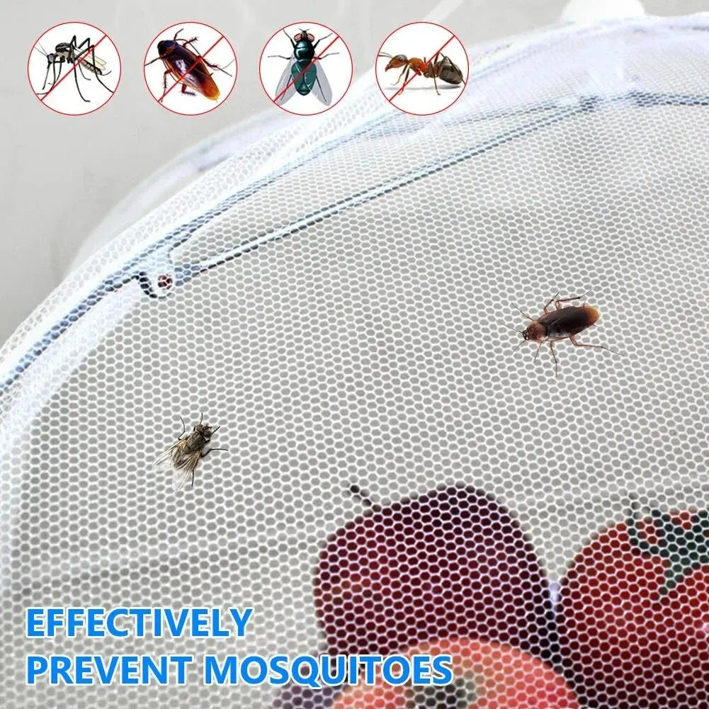 Filet alimentaire pliable, anti-mouche, anti-moustique, cuisine