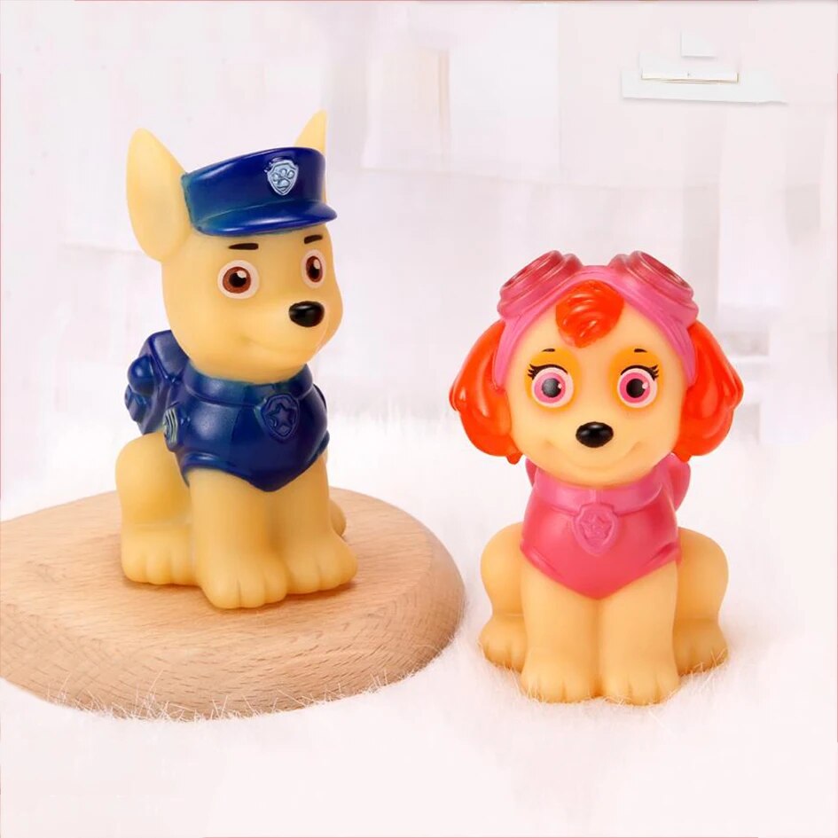 Veilleuse Paw Patrol enfants, Chase Skye, lampe de chevet mignonne
