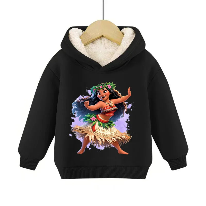 Sweat Moana 2 Enfant à Capuche en Cachemire – Garçon & Fille