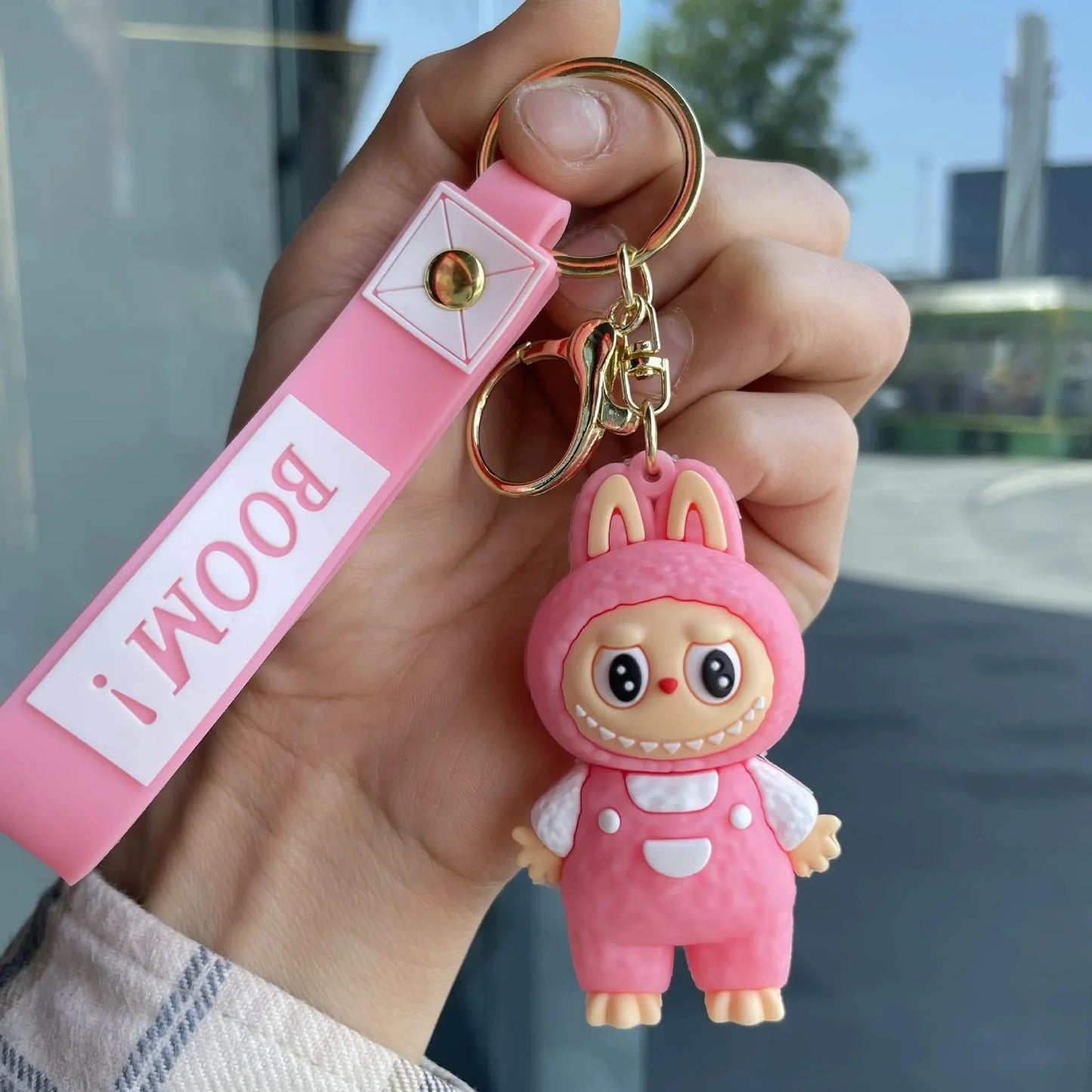 đ Porte-clĂ©s Figurine Labubu â Accessoire mignon pour sac ou voiture