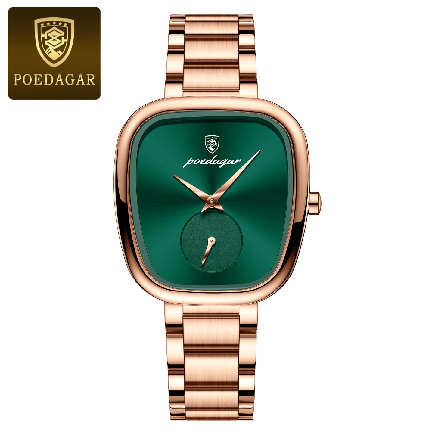 👉 Montre POEDAGAR femme – Quartz inox étanche, élégante & mode