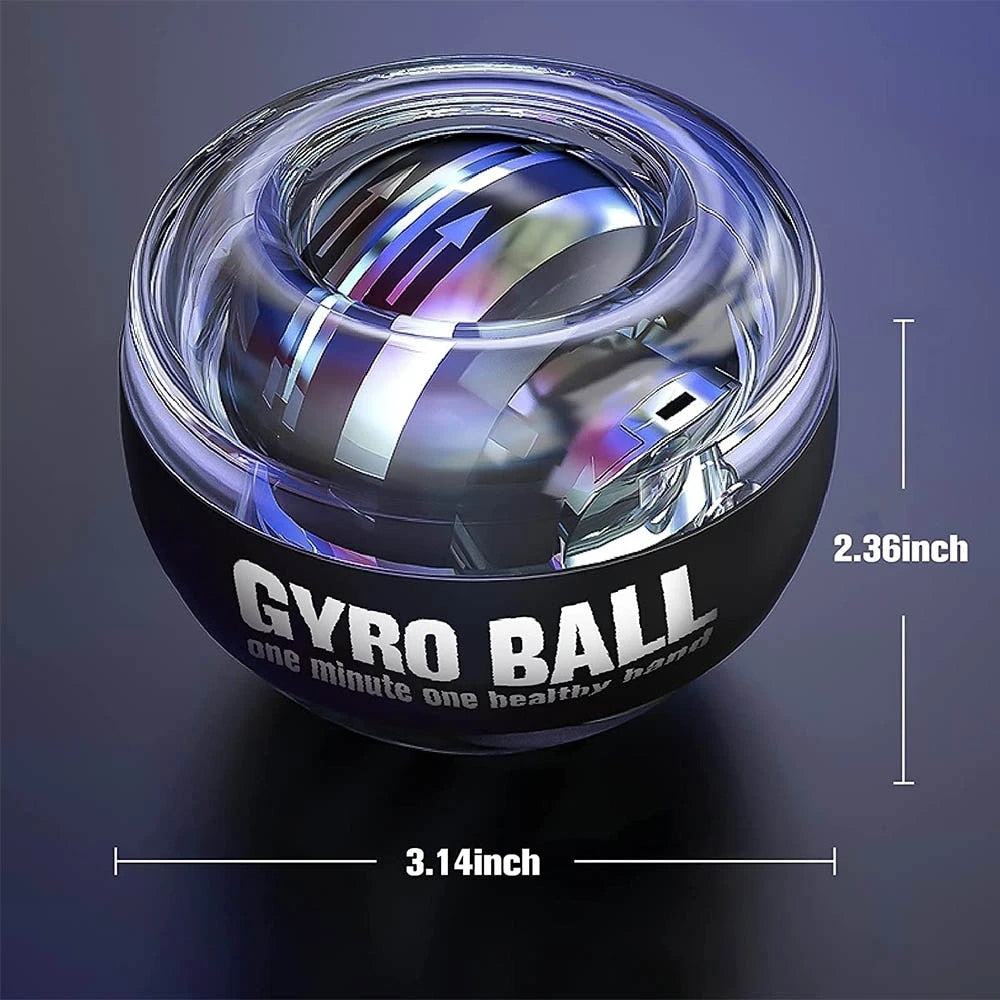 Gyroscope LED auto-démarrant – Musculation main et poignet