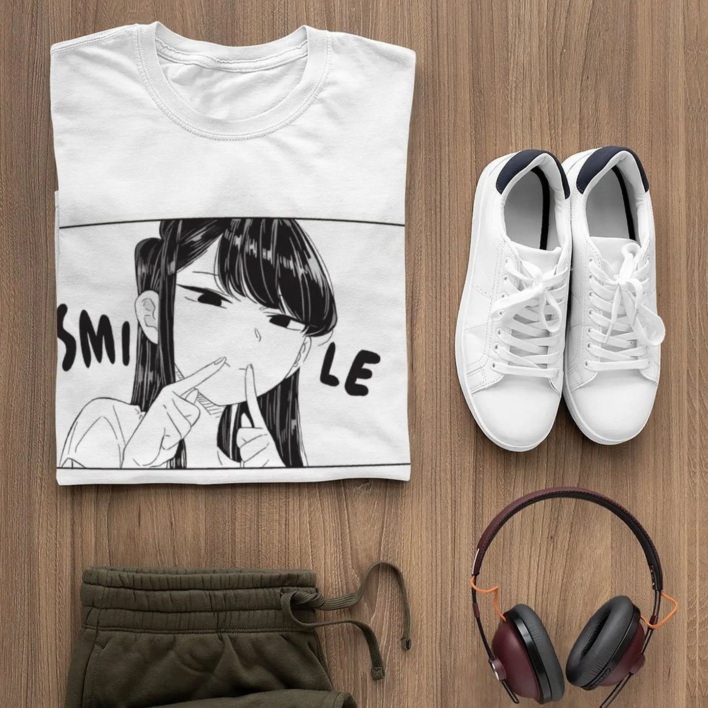 T-shirt Komi Can't Communicate unisexe, manga, imprimé kawaii