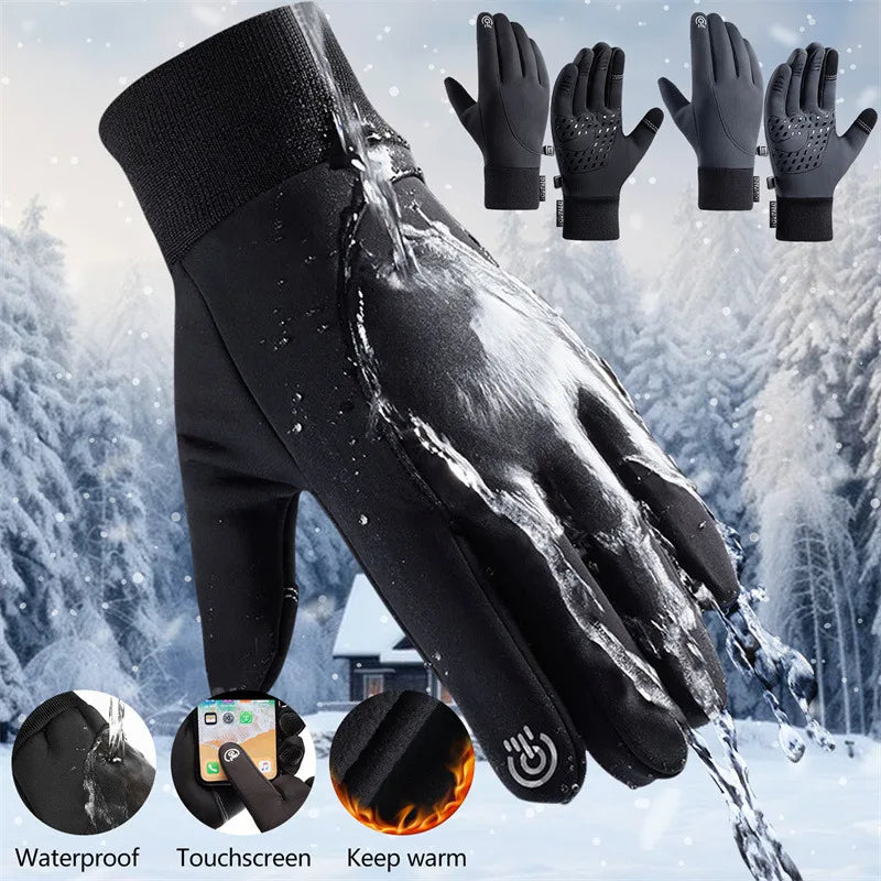 Gants chauffants tactiles imperméables pour hommes et femmes, ideal en période hivernale , mitaines d'équitation thermiques, chauds, moto