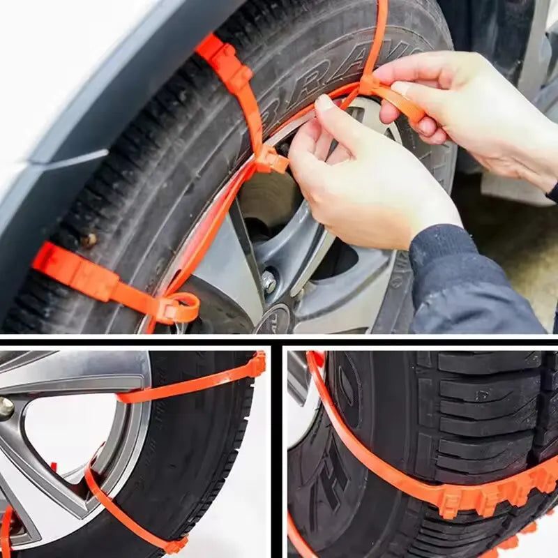 Chaînes neige voiture ❄️ – Kit antidérapant d’urgence hiver