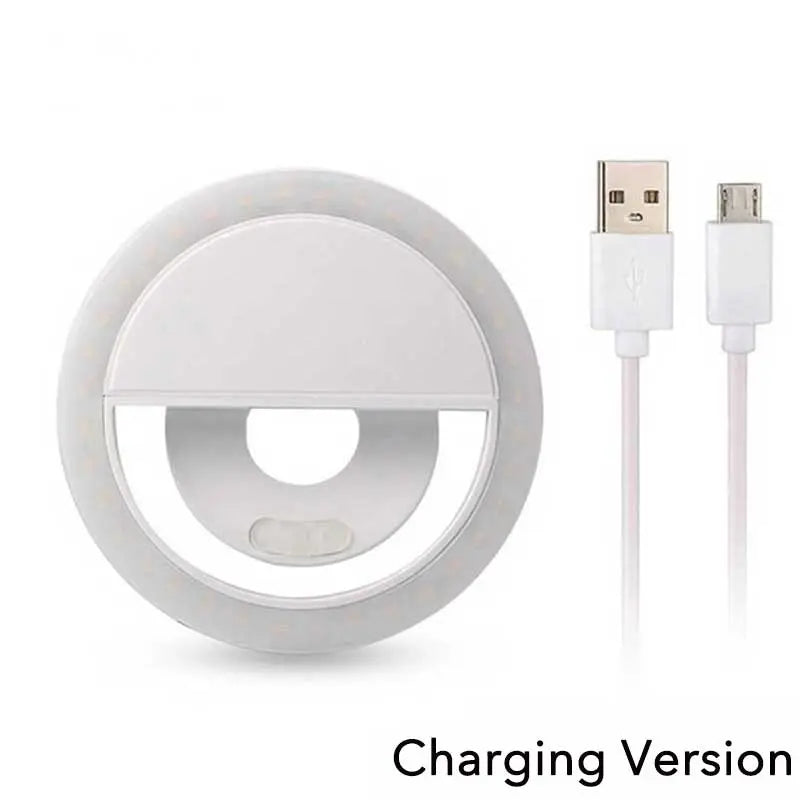 Anneau lumineux LED USB pour selfie iPhone Samsung Xiaomi