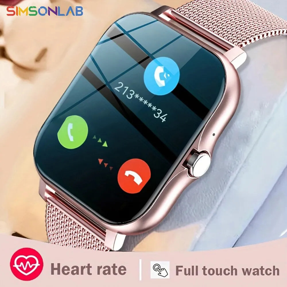 Montre connectée 1,44" Android, Bluetooth, santé et appels