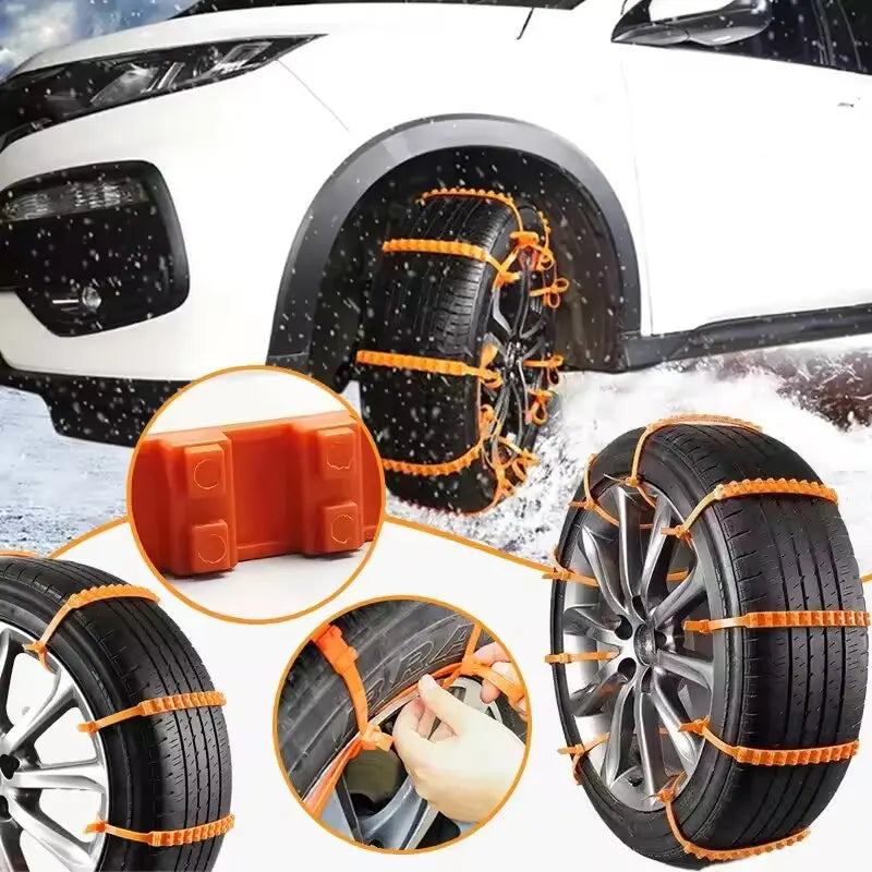 Chaînes neige voiture ❄️ – Kit antidérapant d’urgence hiver