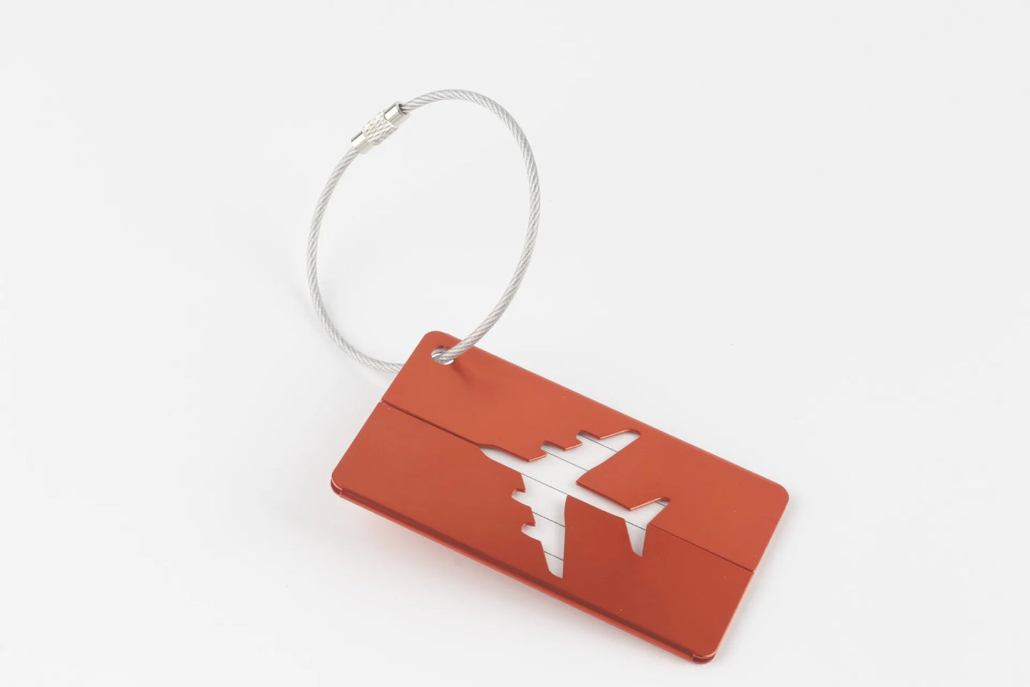 Étiquette Valise Aluminium – Tag Bagage Antiperte avec Nom