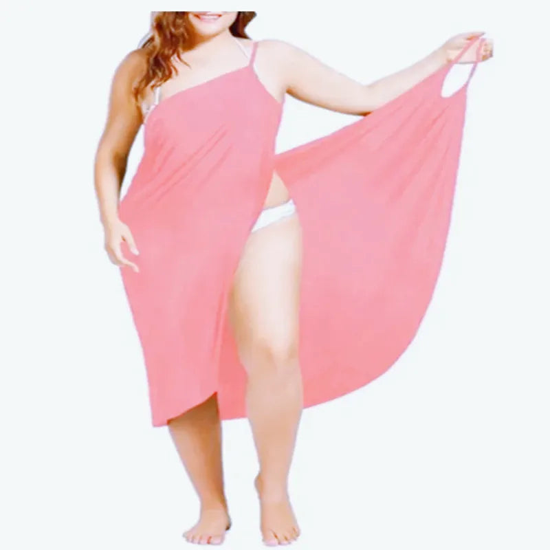 Robe de Plage Femme à Bretelles – Style Sarong Dos Nu Été