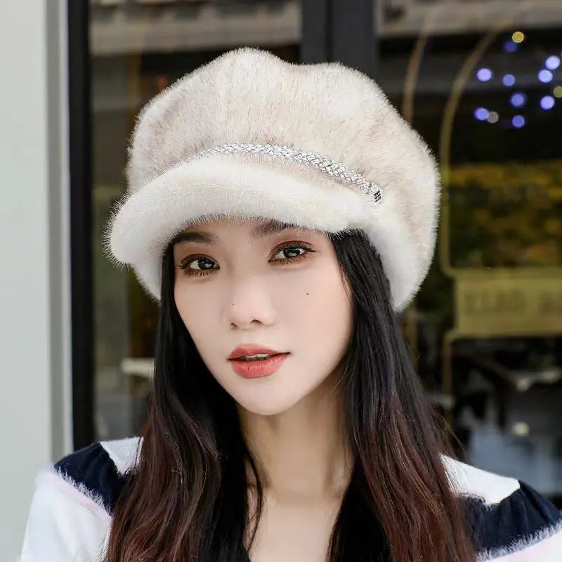 Chapeau hiver femme ❄️ – Fausse fourrure douce & oreillettes chaudes