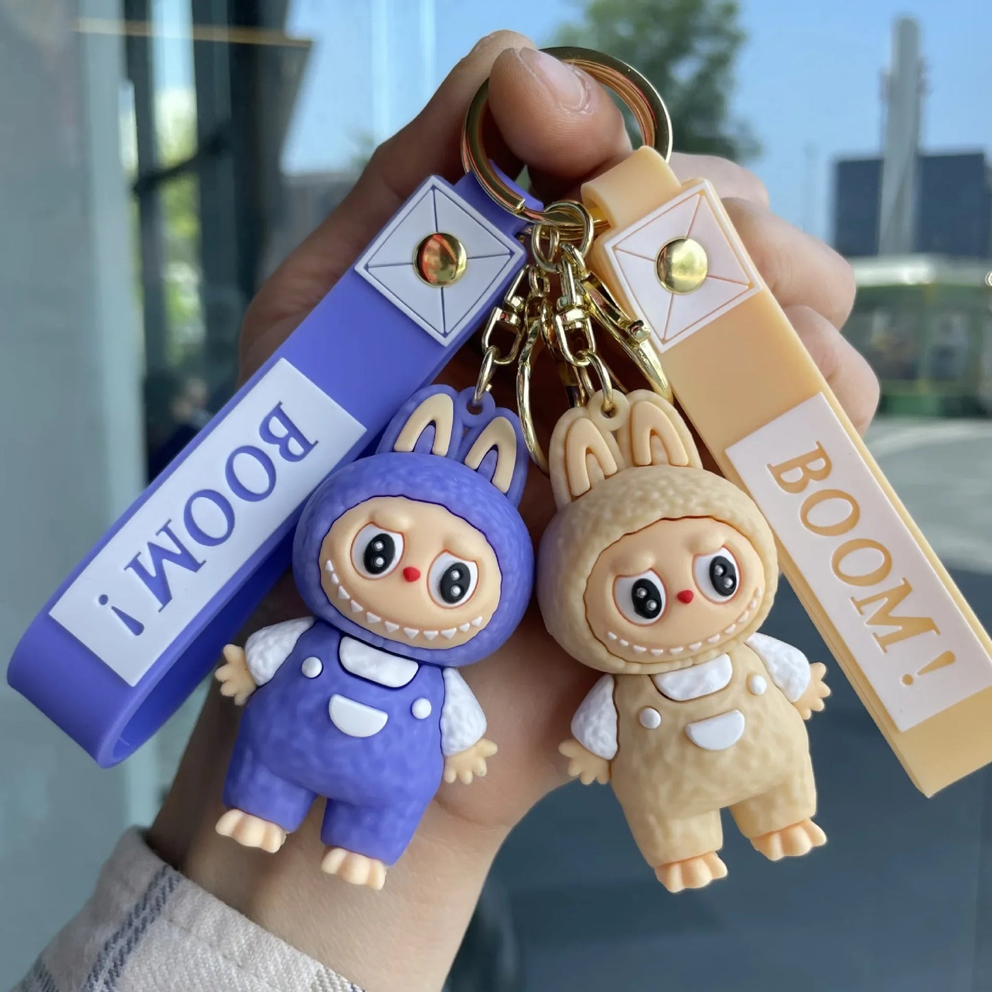đ Porte-clĂ©s Figurine Labubu â Accessoire mignon pour sac ou voiture