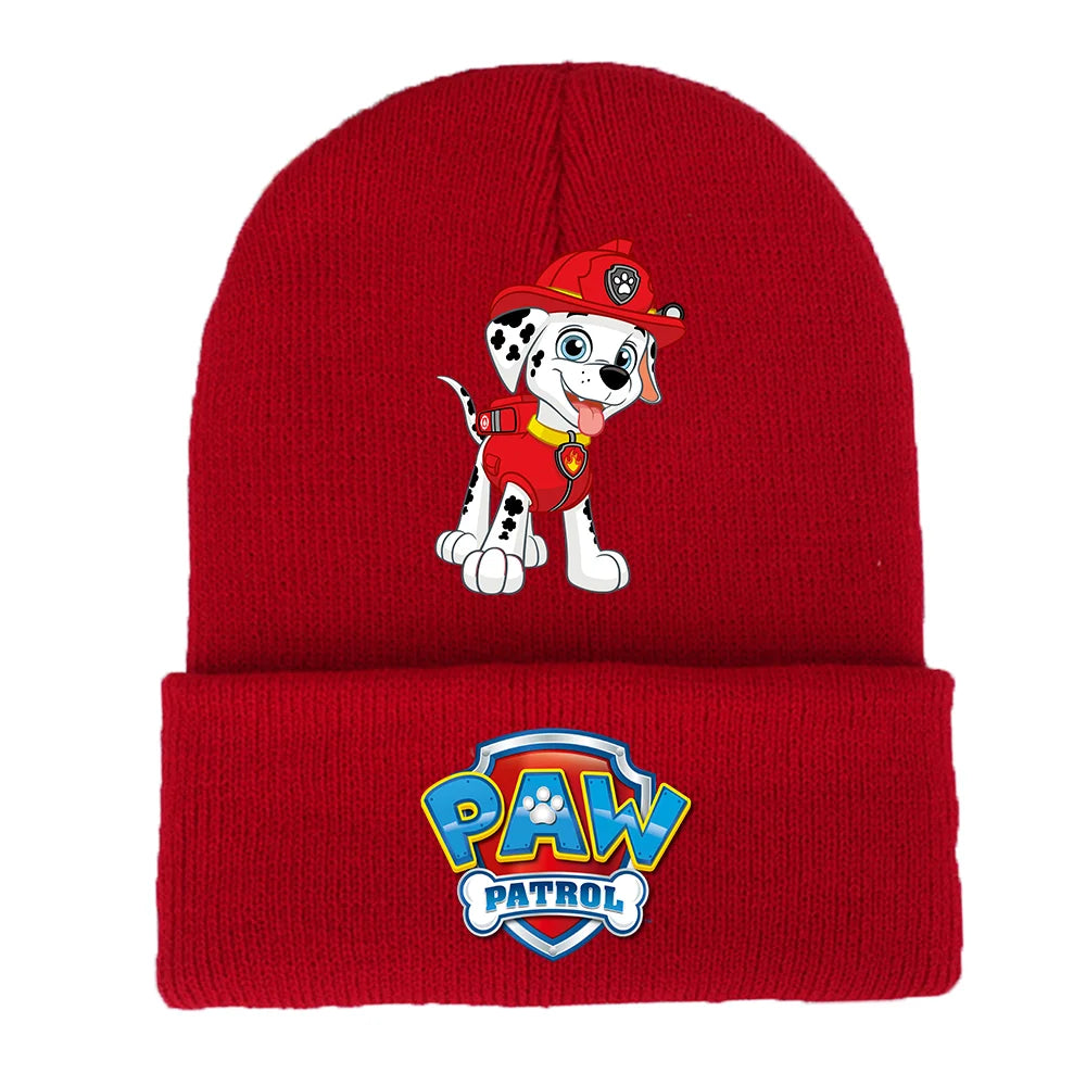 Bonnet Pat'Patrouille hiver enfant, Chase & Skye, dessin animé