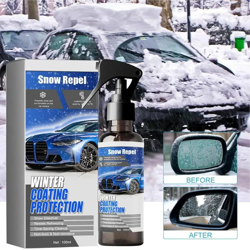 Spray dégivrant voiture 100ml – Dégivrage rapide pare-brise