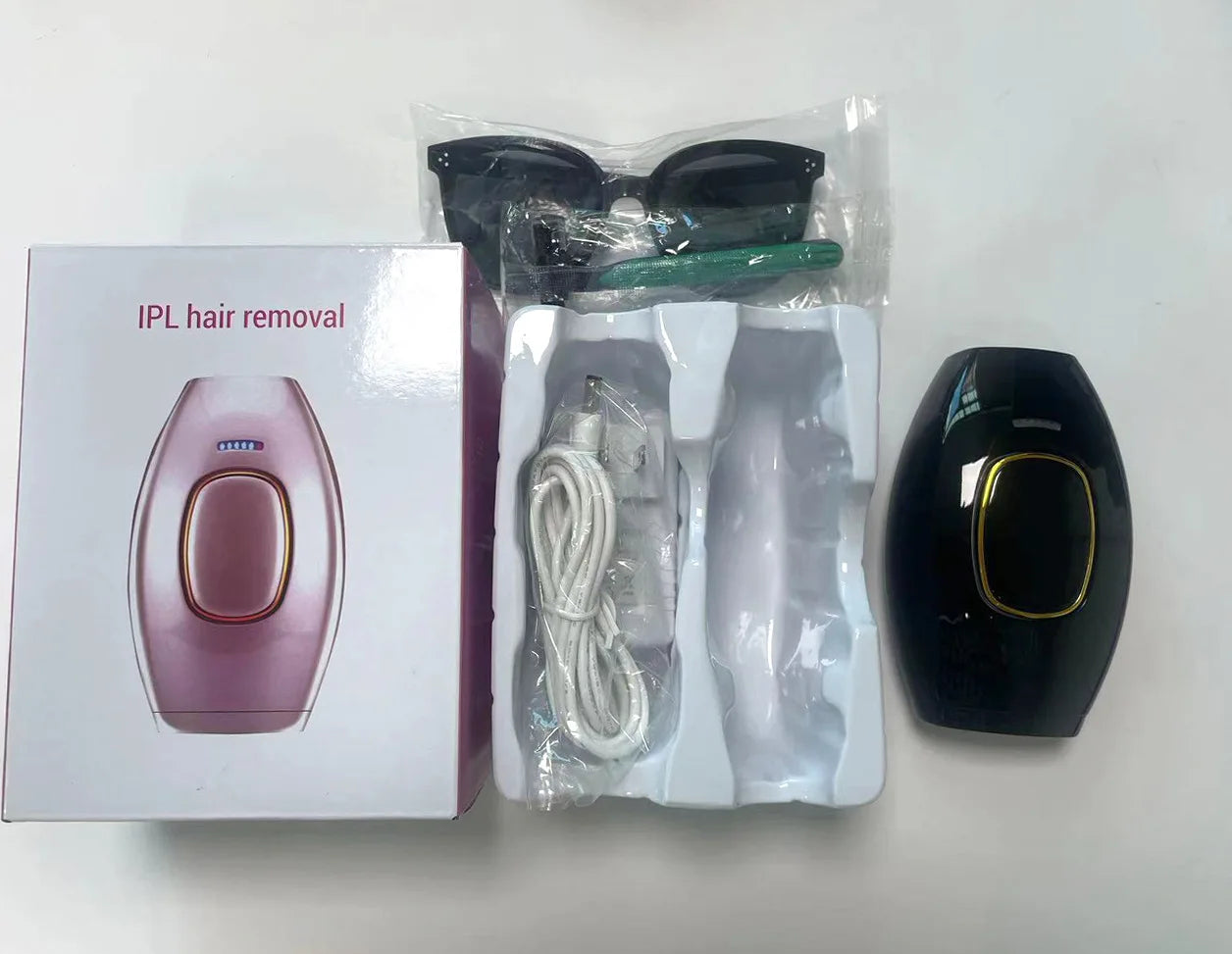 Épilateur laser professionnel à usage domestique pour homme et femme, combiné d'épilation IPL en continu