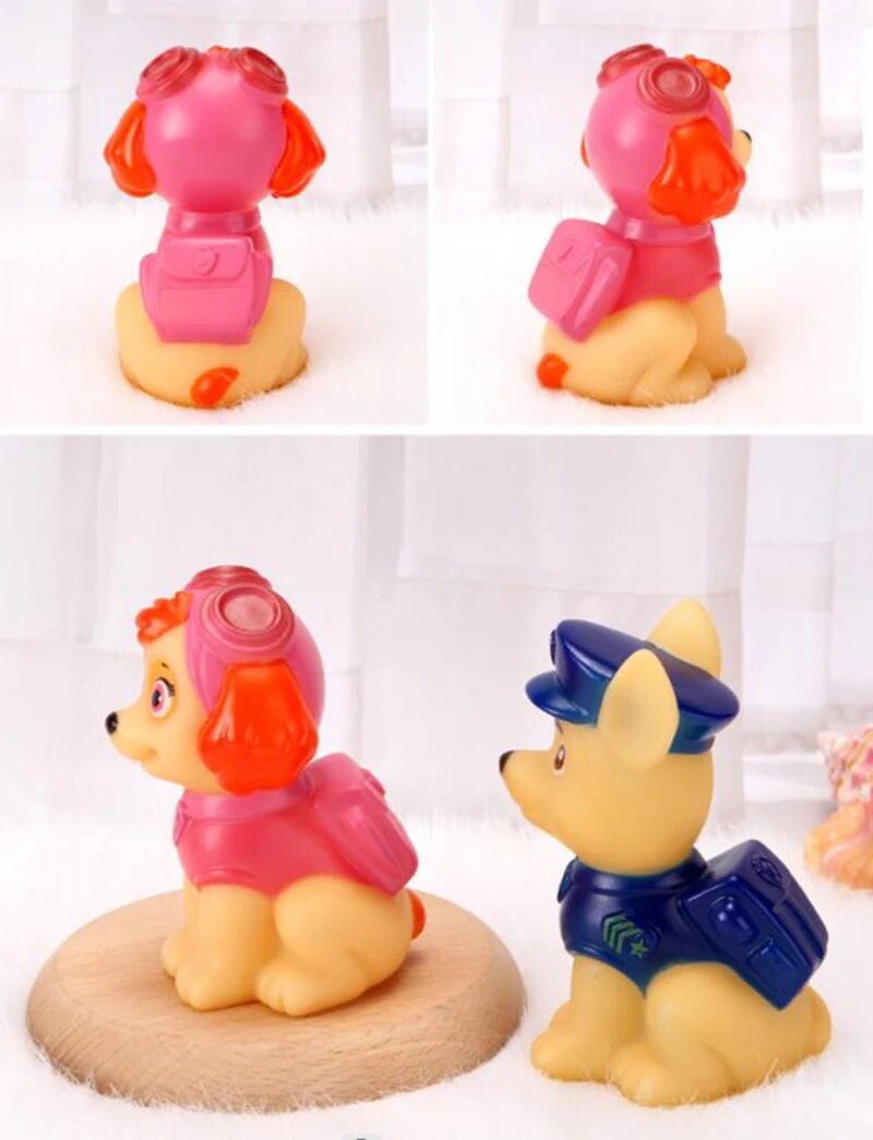 Veilleuse Paw Patrol enfants, Chase Skye, lampe de chevet mignonne