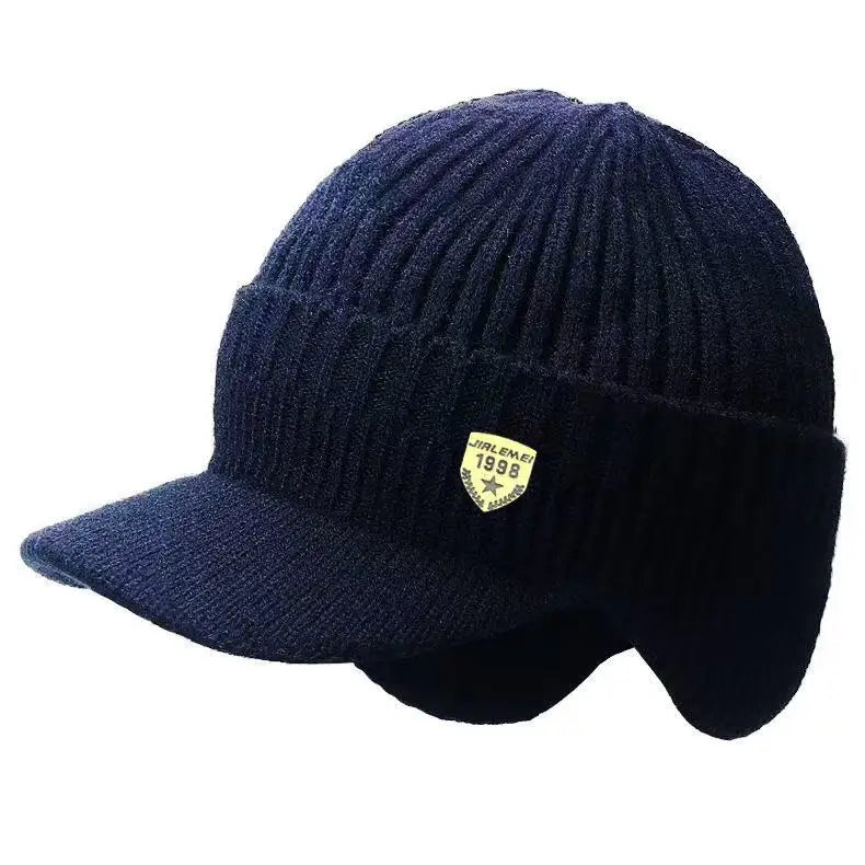 🧢 Bonnet d’hiver homme – chaud, tricoté & protège-oreilles