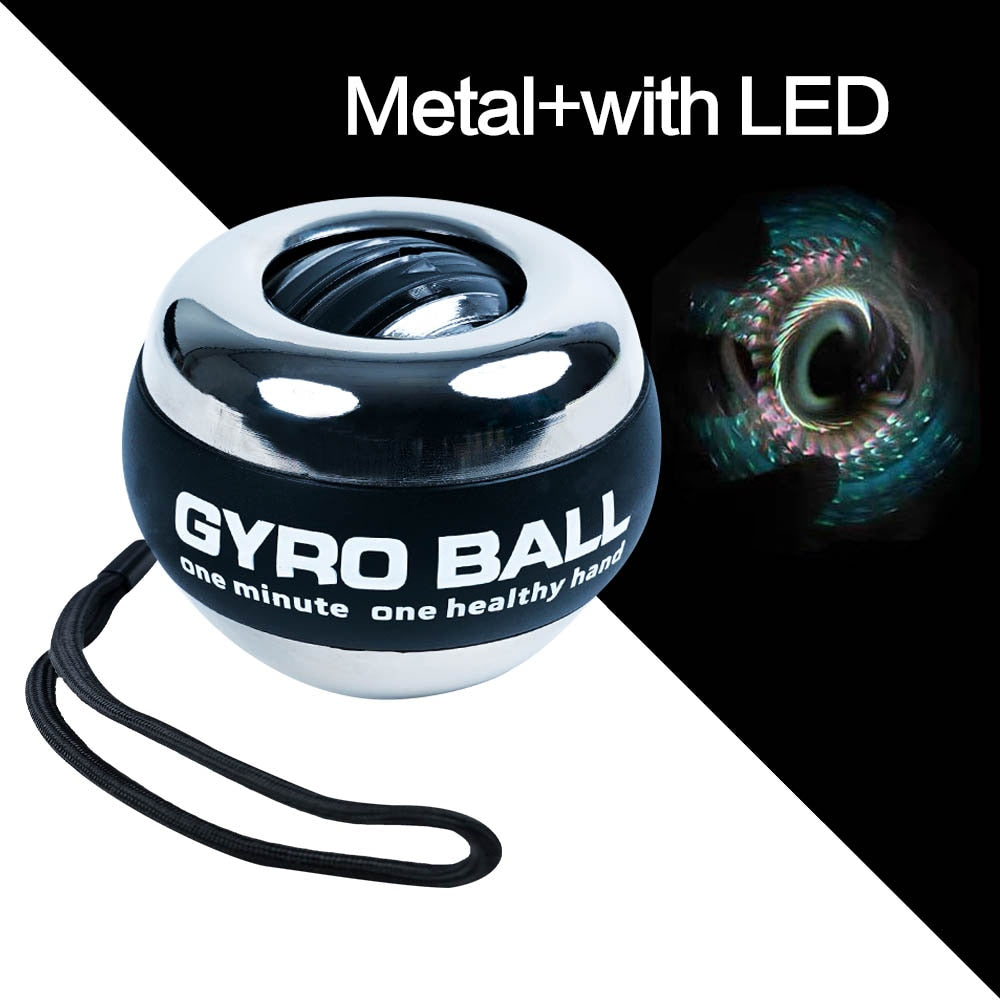 Gyroscope LED auto-démarrant – Musculation main et poignet
