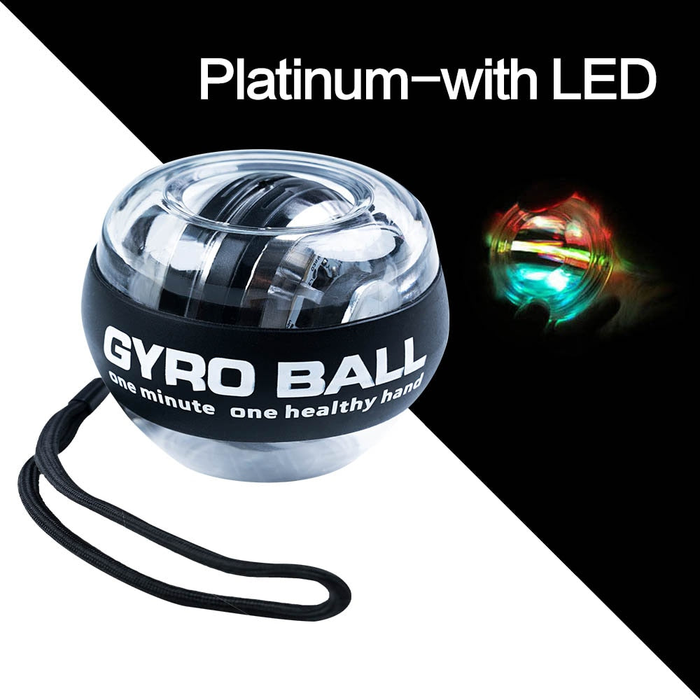 Gyroscope LED auto-démarrant – Musculation main et poignet