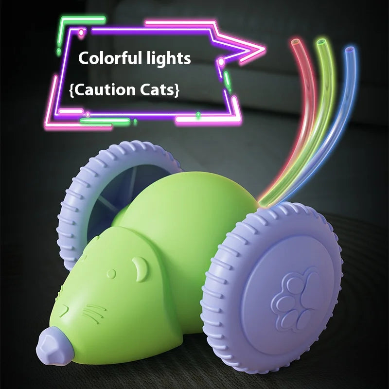 👉 Jouet interactif pour chat – Souris électrique rechargeable