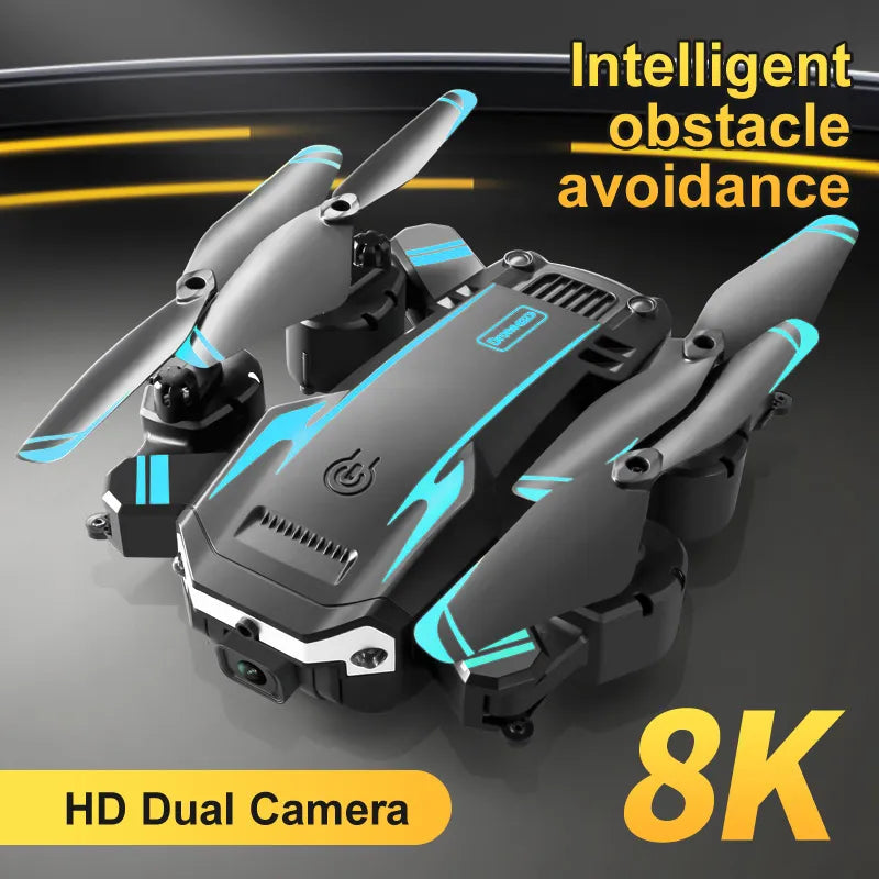 Drone G6 5G 8K HD avec GPS, pliable et évitement d’obstacles