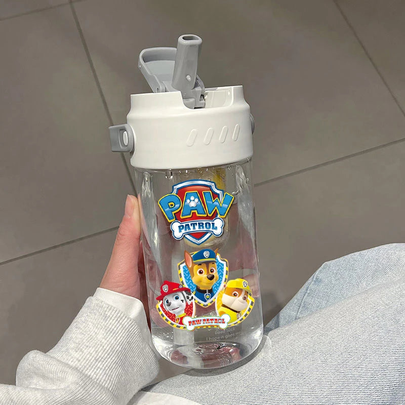 Gobelet Enfant avec Paille – Gourde Portable Motif Paw Patrol