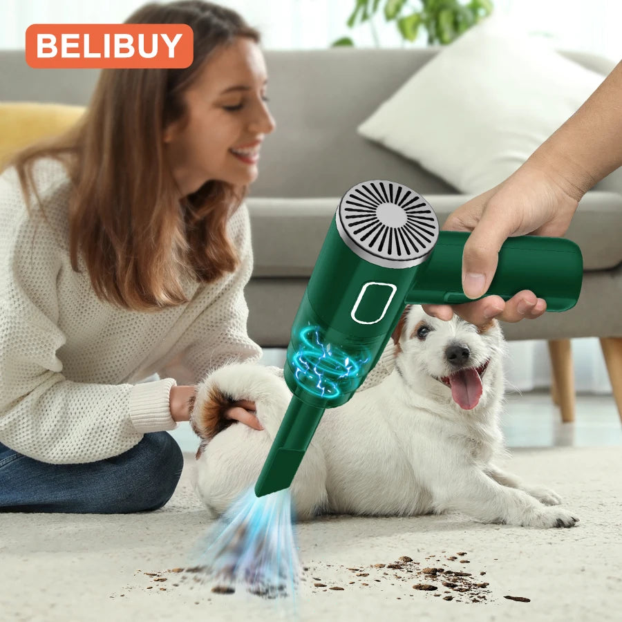 Aspirateur Portable Sans Fil – Voiture & Maison, Puissant et Léger